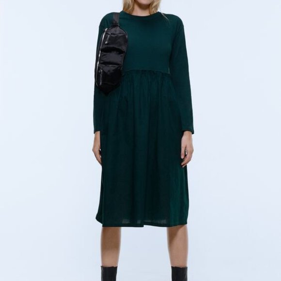 zara-dresses-new-zara-ruffled-dress-poshmark